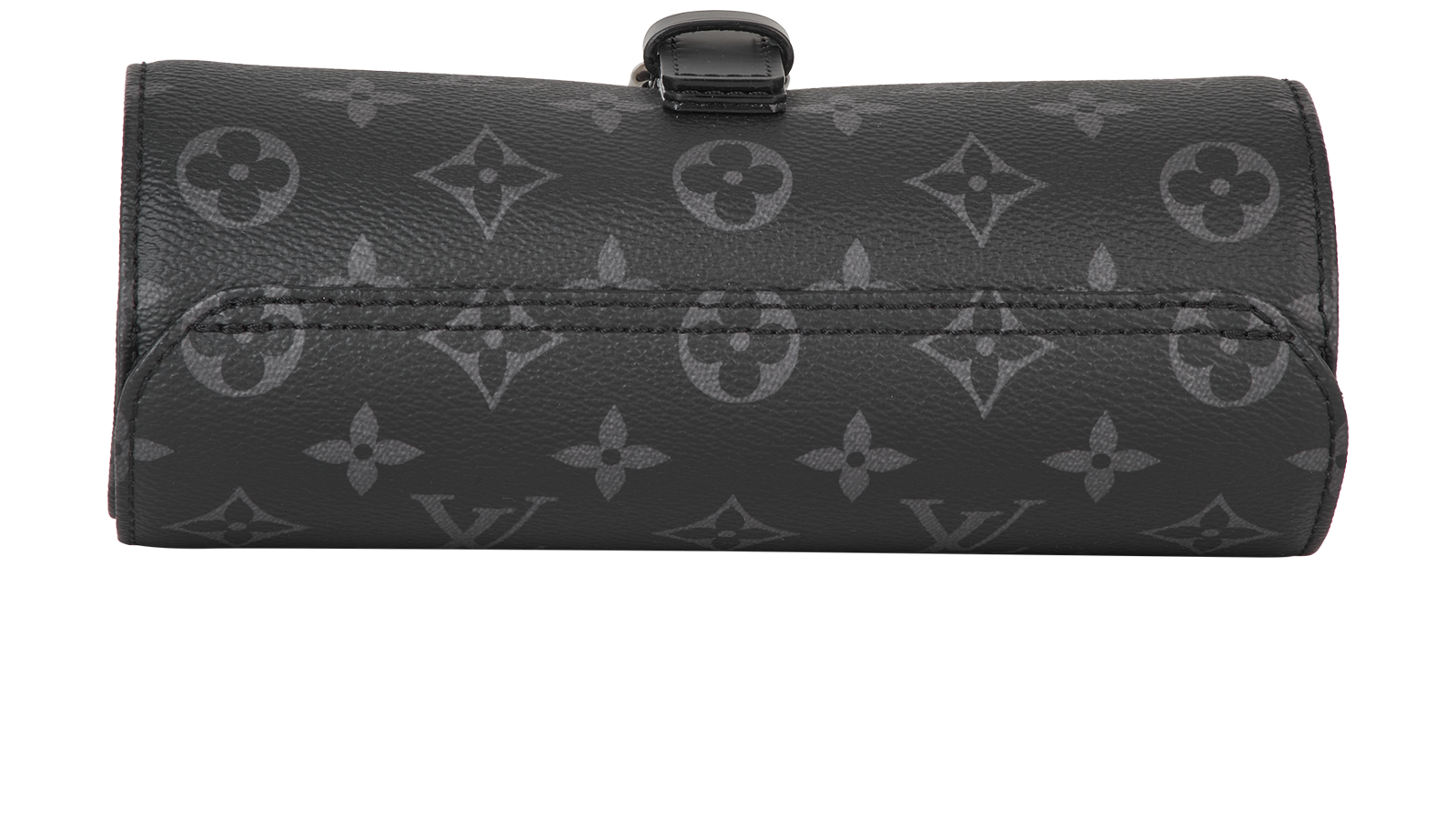 Louis Vuitton Monogram Eclipse 3 Watch Travel Case, &pound;550, Accessories, Black, Canvas, Top view